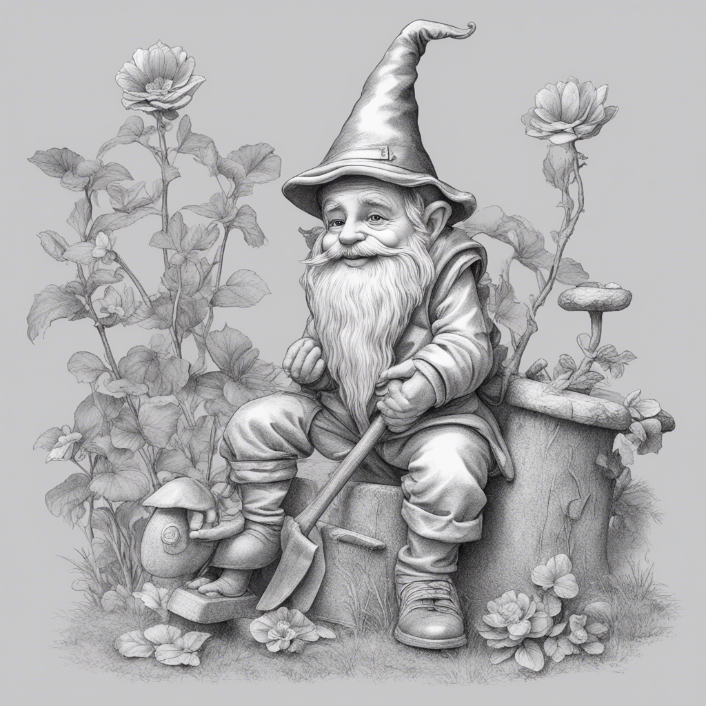 Gnome with Wheelbarrow
