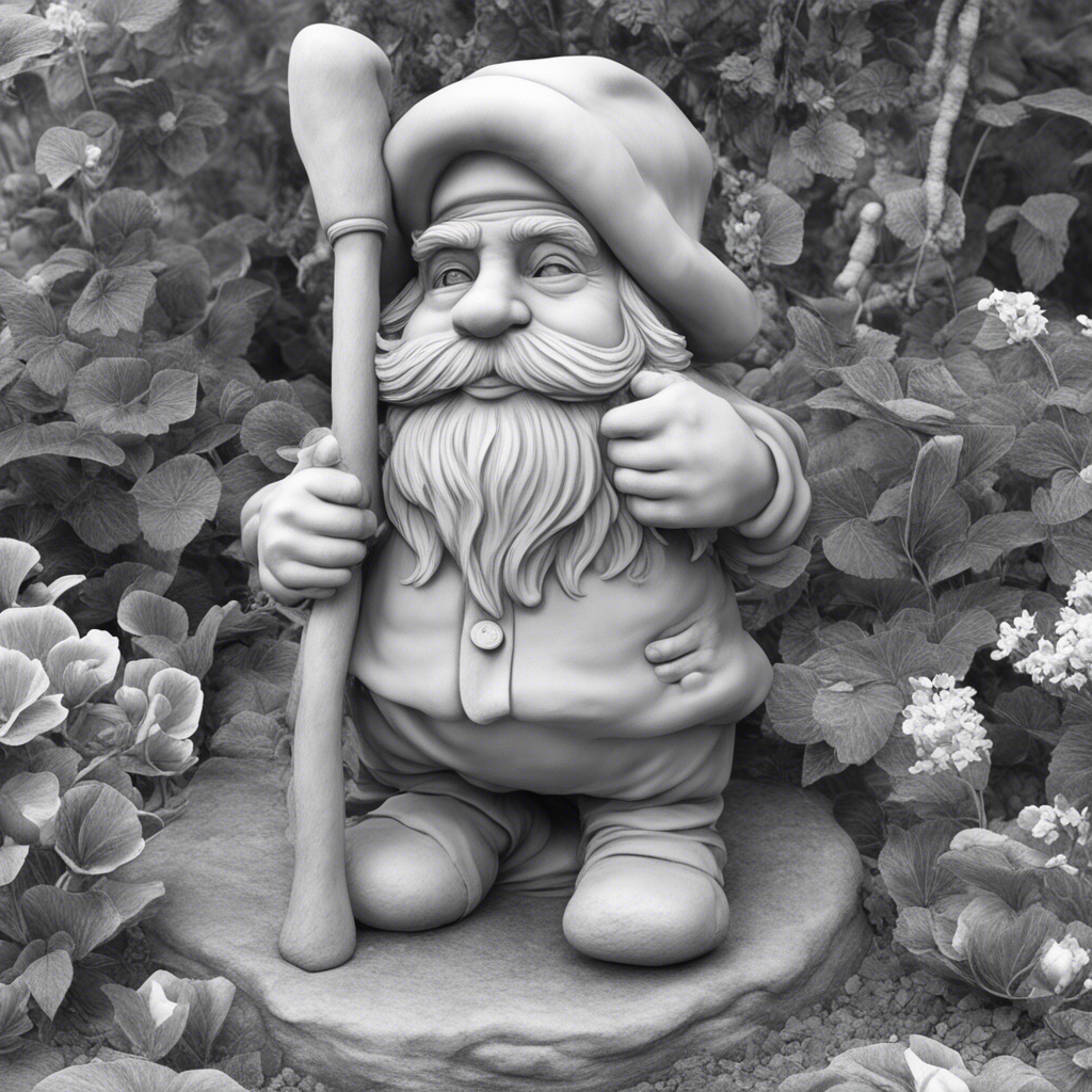 Gnome with Mushroom