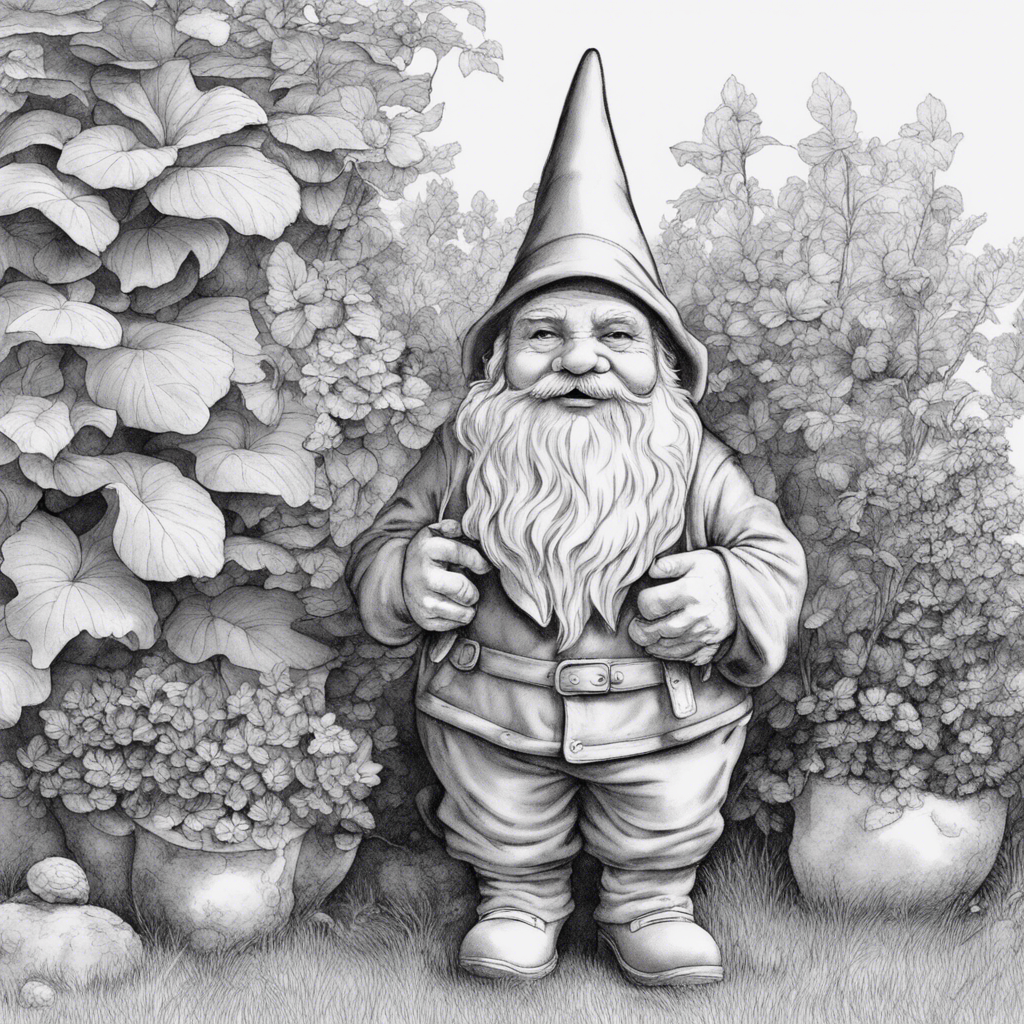 Vintage Gnome Statue